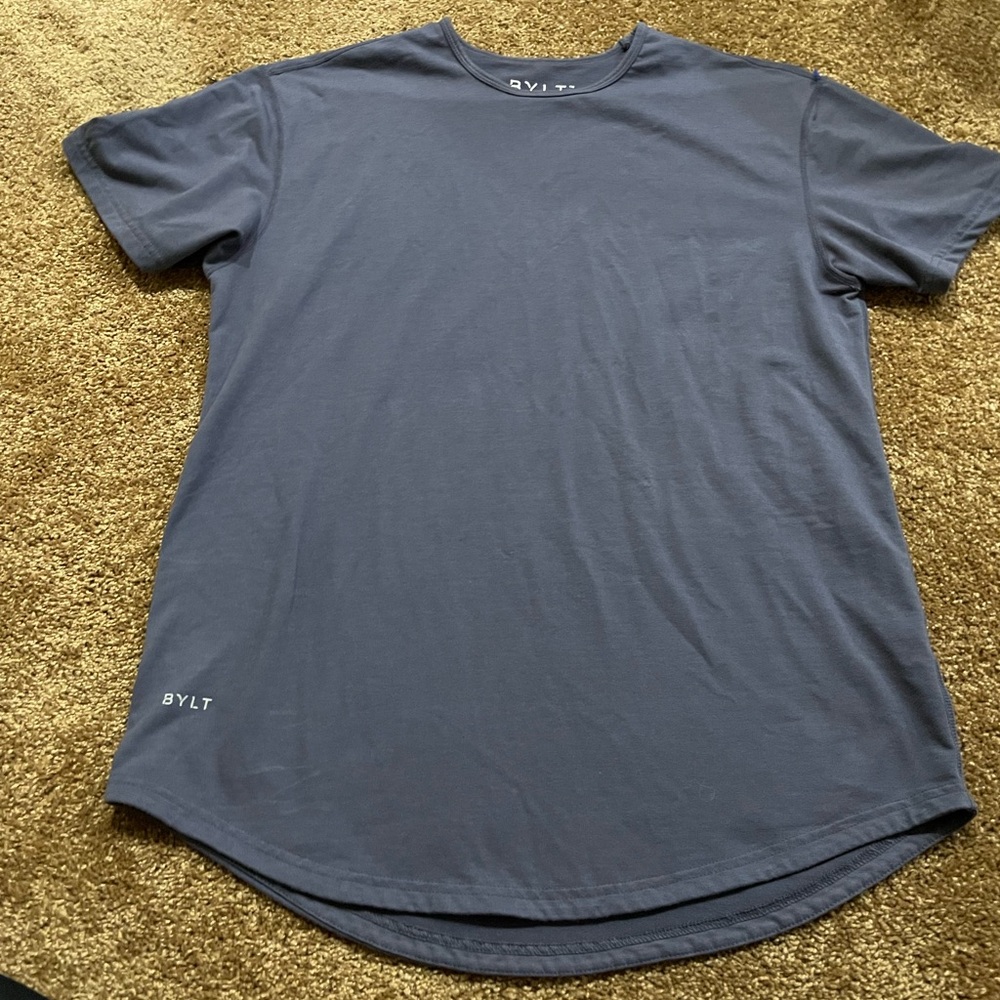 BYLT Basics Blue Short Sleeve Tee